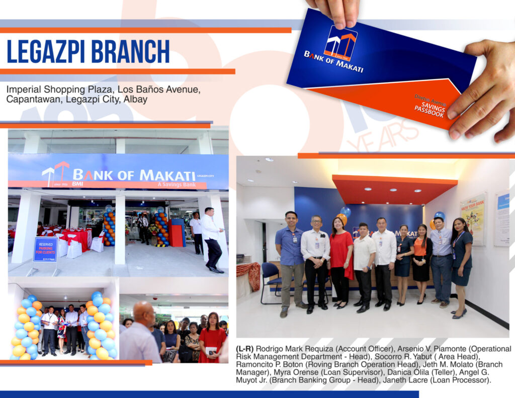 BMI’s 61st branch opens in Legazpi City