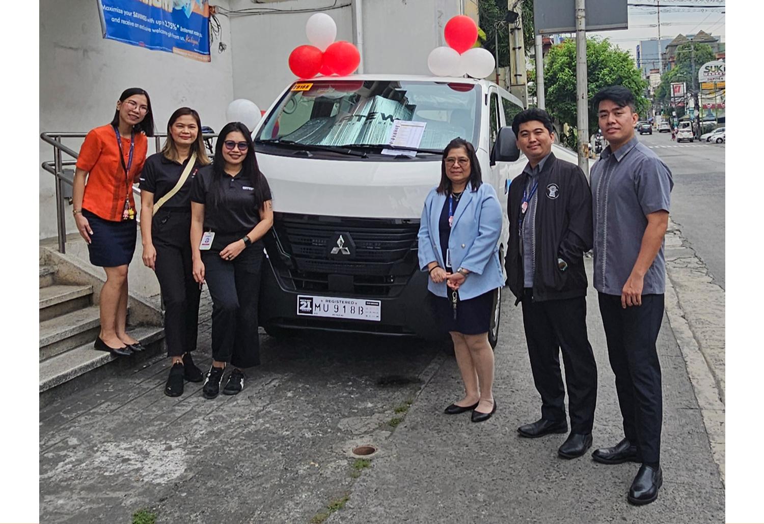 Car Display at Mayon-Dapitan Branch in Partnership with Mitsubishi Dealership